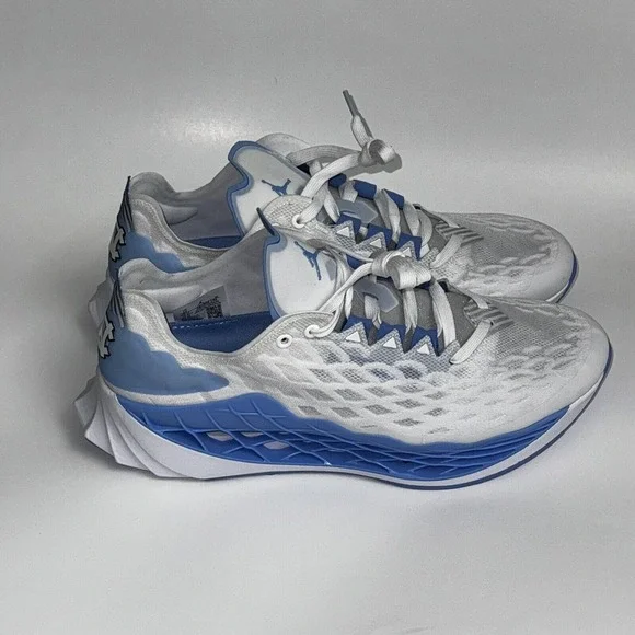 Jordan Zoom Trunner Ultimate UNC Tarheels White North Carolina Blue Men's 13 - Picture 6 of 8